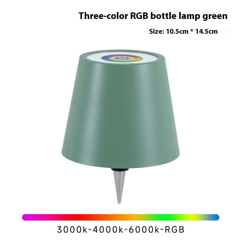 Plug-in Wine Bottle Lights Metal Wine Bottle Table Lamp Rechargeable 9615121c 5025 4a15 94d7 fec1212ee473 trans