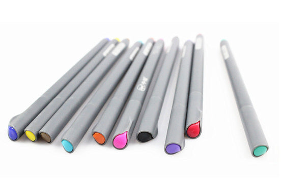 Office Drawing Stroke Syringe Color Hook Line Pen - 图片 3
