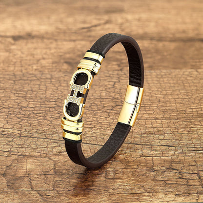 Men's Retro Leather  Rope Bracelet 961f6268 1541 48f2 8b59 7b9648820c66