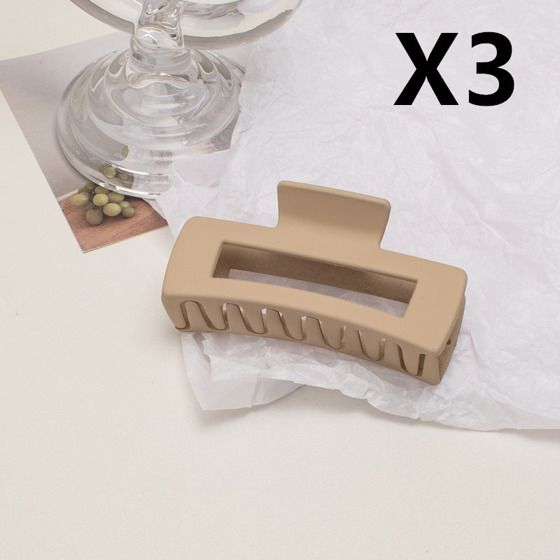 Simple Ins Frosted Cream Plate Hair Clip 96279208 dc14 4e67 b219 f692bb9ce0be