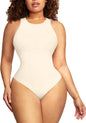 Belly Contraction Body Shaper Solid Color Round Neck Jumpsuit 964715c7 f372 4b72 b6a1 5c68623f8d1f