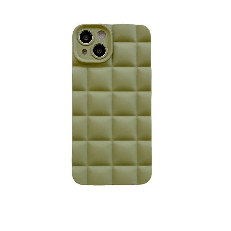 Solid Color Plaid Olive Green Applicable Phone Case 96487995 80a4 4559 84d3 882c1384be63