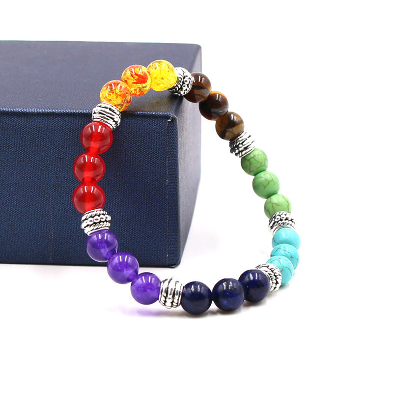 Colorful Chakra Yoga Energy Bracelet 96532c8f 0f2b 456c a15d b06ce158bd24