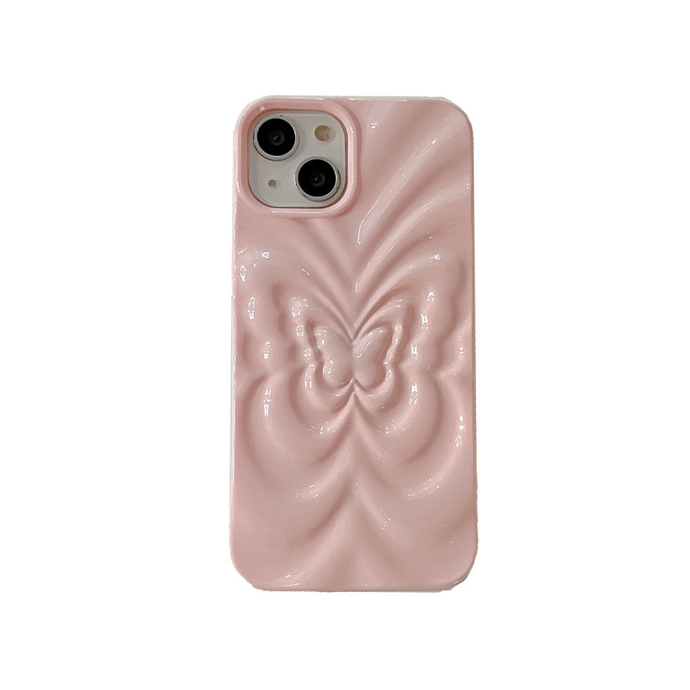 Solid Color Pleated Butterfly Suitable For 14promax Phone Case 9653dc06 e2a6 4c54 a096 dcf741b65c79