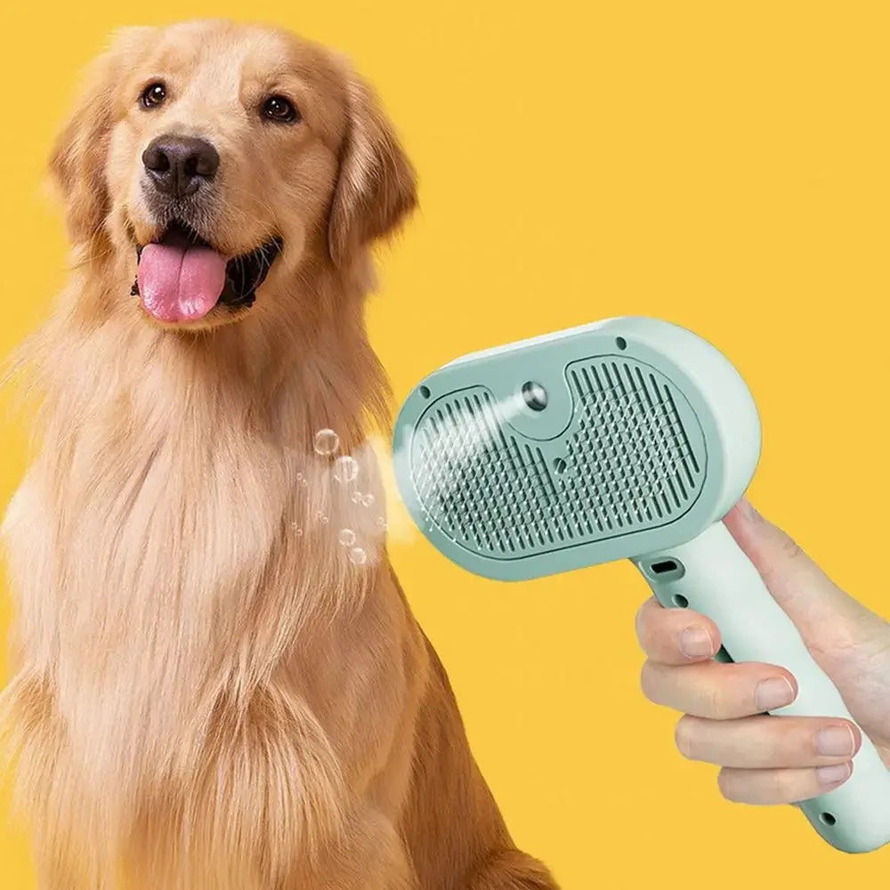 Pets Spray Hair Comb Pet Hair Remover Cleaning Brush Cats Grooming Dog Accessories Tools Dematting Water Mist Humidifier Comb