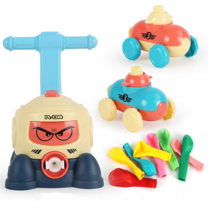 Power Balloon Launch Tower Toy Puzzle  Education Inertia Air Power Balloon Car Science Experimen Toy For Children Gift 967787