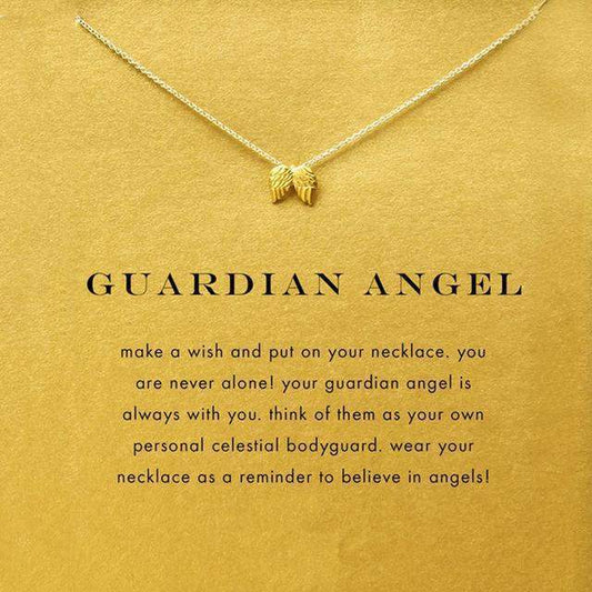 Angel Wings Alloy Clavicle Explosion Shakes with Money Chain Pendant 968112922542