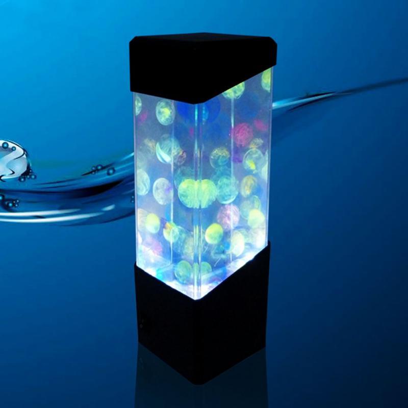 Colorful LED jellyfish night light 9684093817792