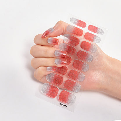 16 Small Stickers Gradient Glitter Nail Stickers - HD Wireless Product #22