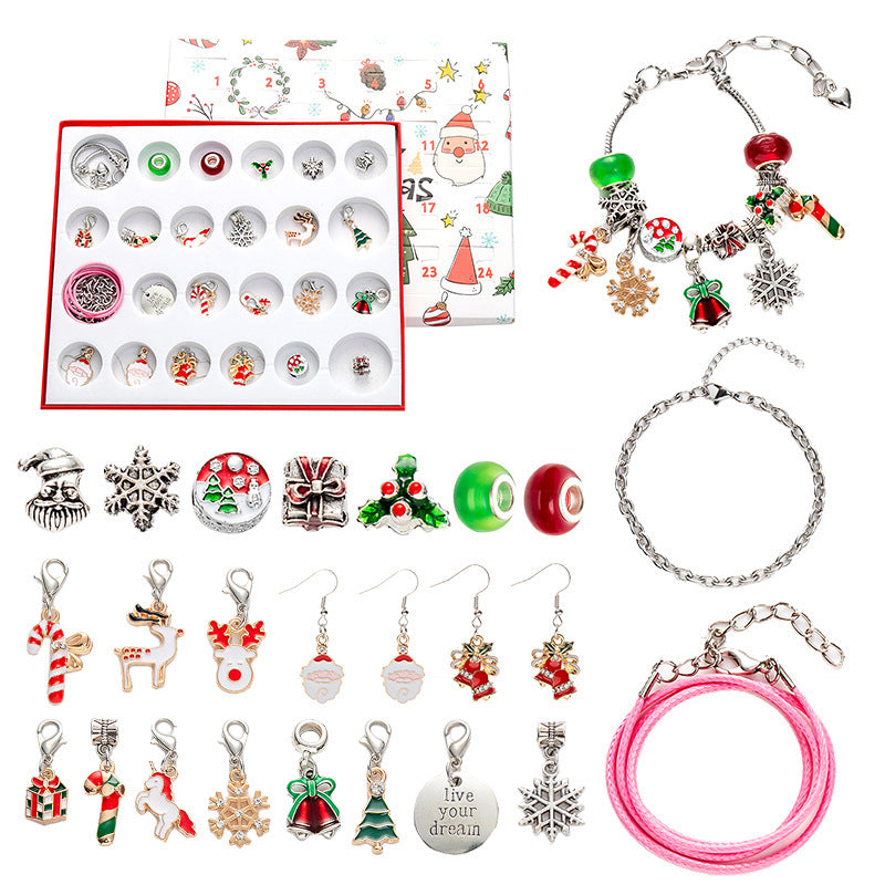 Diy Creative Children's Bracelet Ornament 24 Grid Calendar Christmas Blind Box 96ac4b96 81bf 4e1a 9e9b 06ff738fe25e