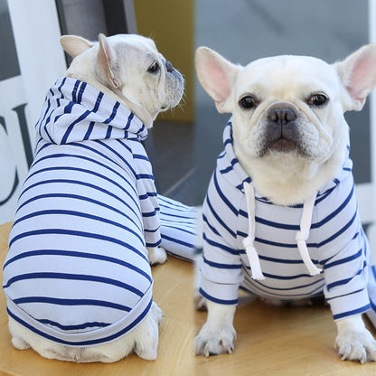 Pet Dog Cat Hoodie Striped Clothes 96afb525 0424 4a0a 9dab 0621656762a3
