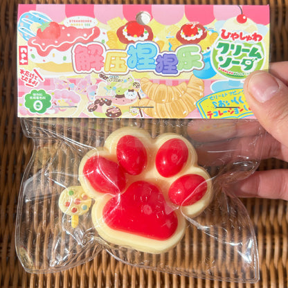 Large Cat's Paw Squeezing Toy Coconut Meat Powder Plush Good-looking Decompression Artifact 96b212b3 871e 4de9 8183 c6e914709