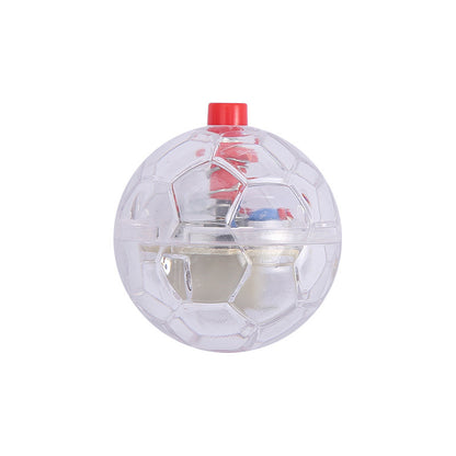 Cat Dog Toy Ball New Fashion Glowing Transparent Plastic Ball Pet Interactive Toy Funny Training Cat GlowBalls Toys Pet Produ