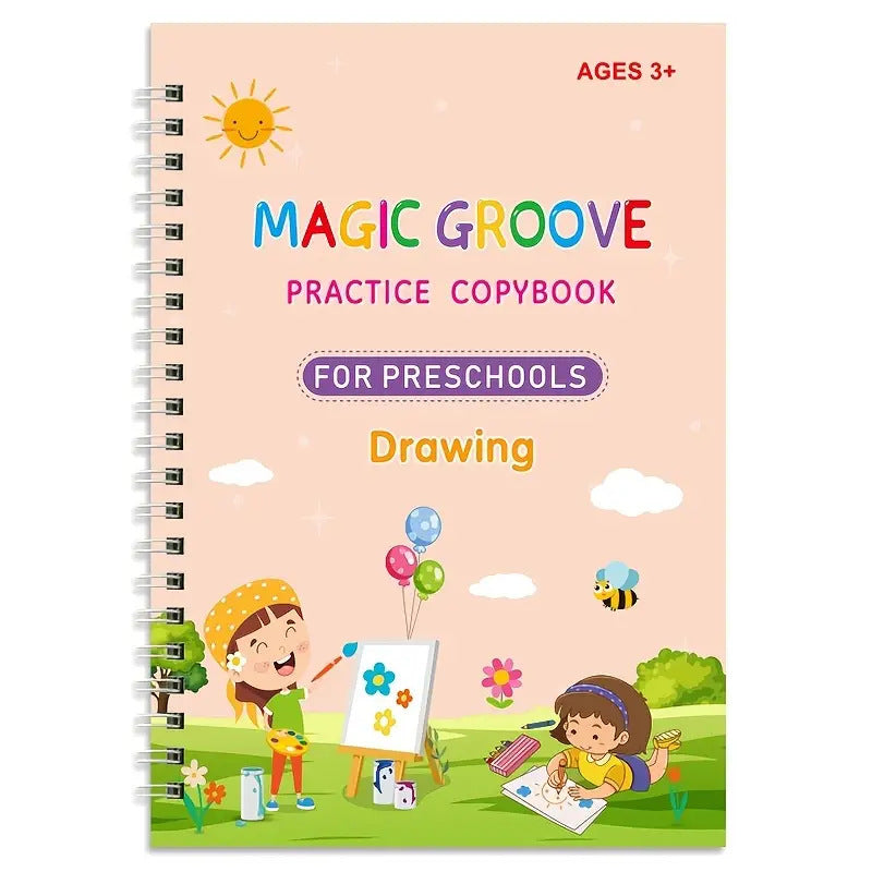Groove Copybook Student Training Pen Control Magic Calligraphy Practice Board 96c99575 a9ae 4196 a877 7870fae6e137