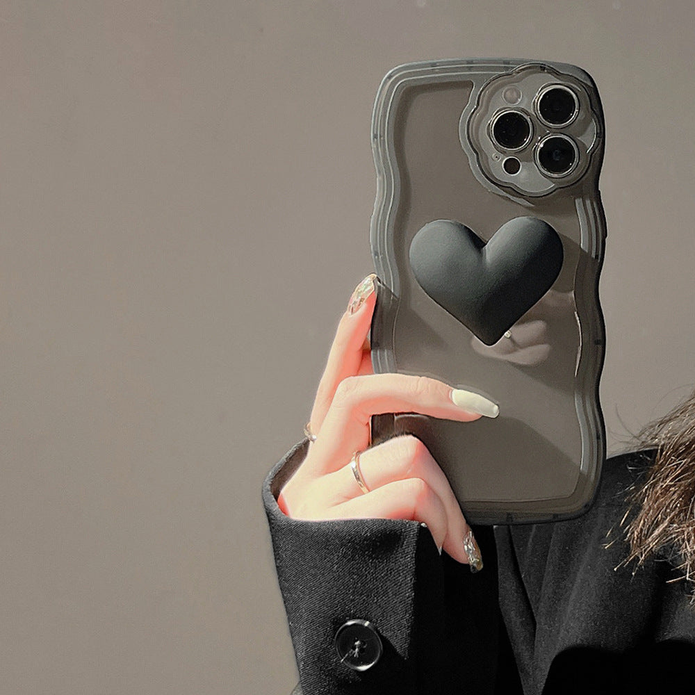 Three-dimensional Wave Dark Love Mobile Phone Case 96ef9903 018a 4e80 a219 3c46315d01ec