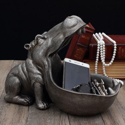 Hippo Decoration Creative Home Living Room Shoe Cabinet Sundries Organizer Ornament 9701c45a 06d4 4493 984a 06e3f11e905a