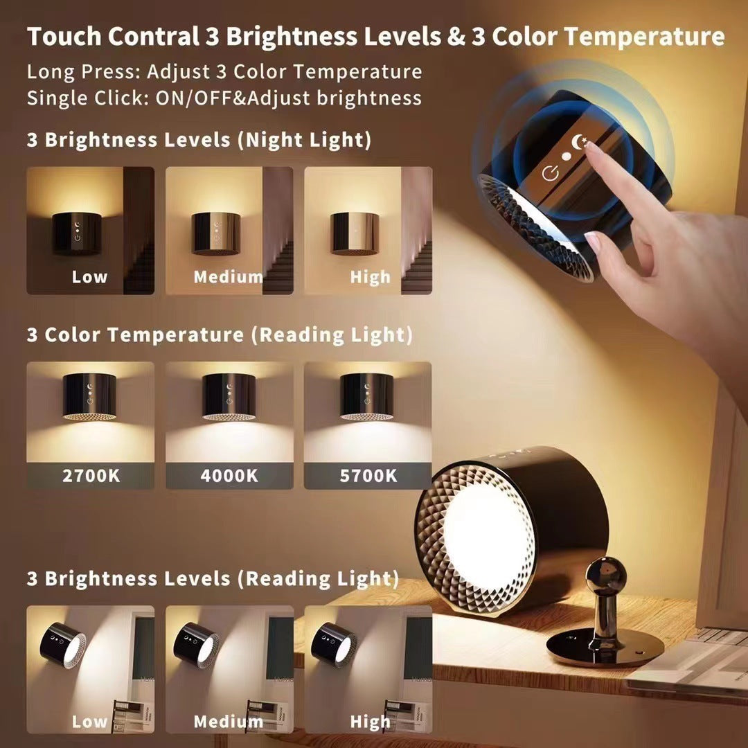 Double-headed Magnetic Wall Bedroom Eye Protection Bedside Corridor Small Night Lamp 970f5d1e 79b5 4e85 bdf0 7c04f8d0e2de