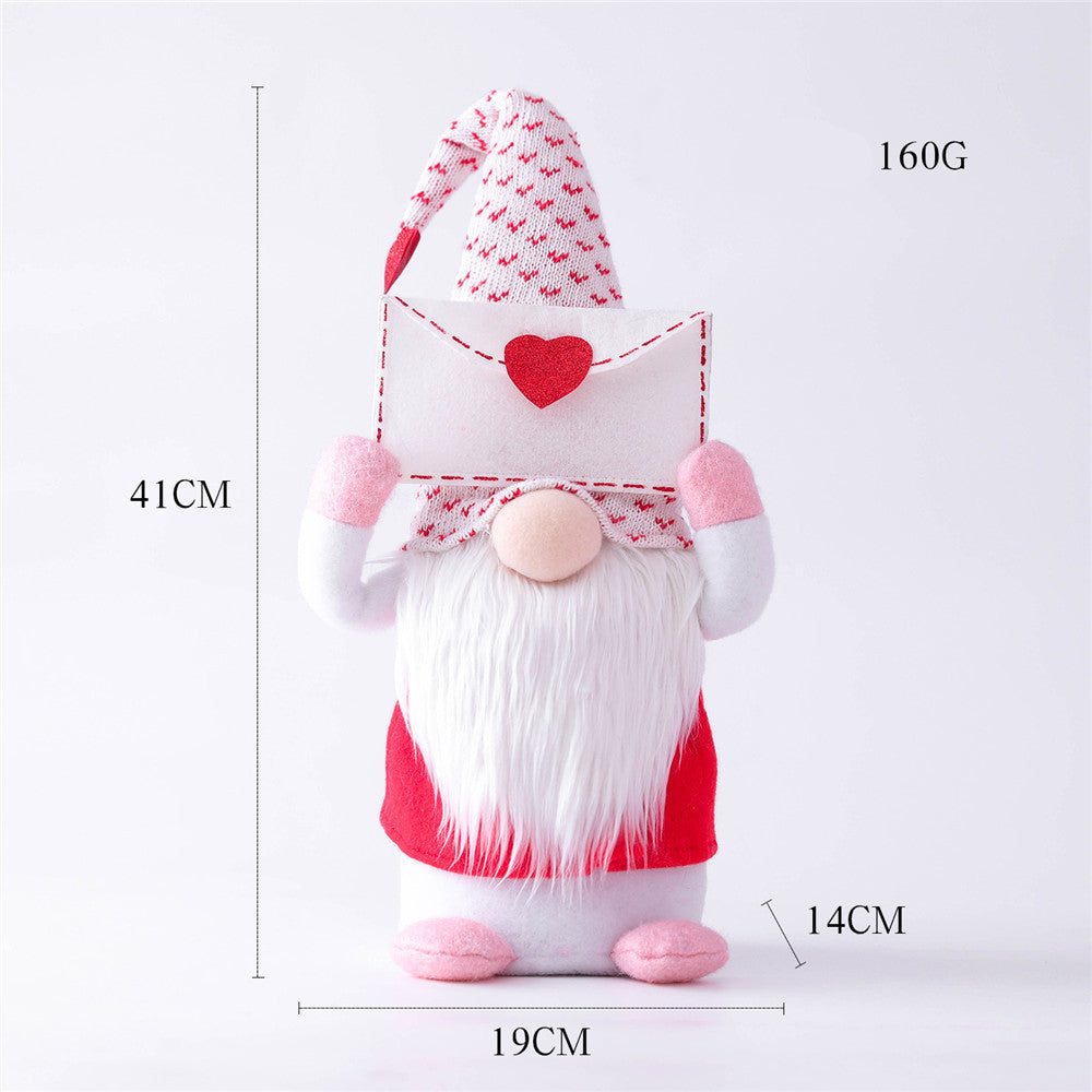 Rudolph Valentine's Day Doll Ornaments 971233841335