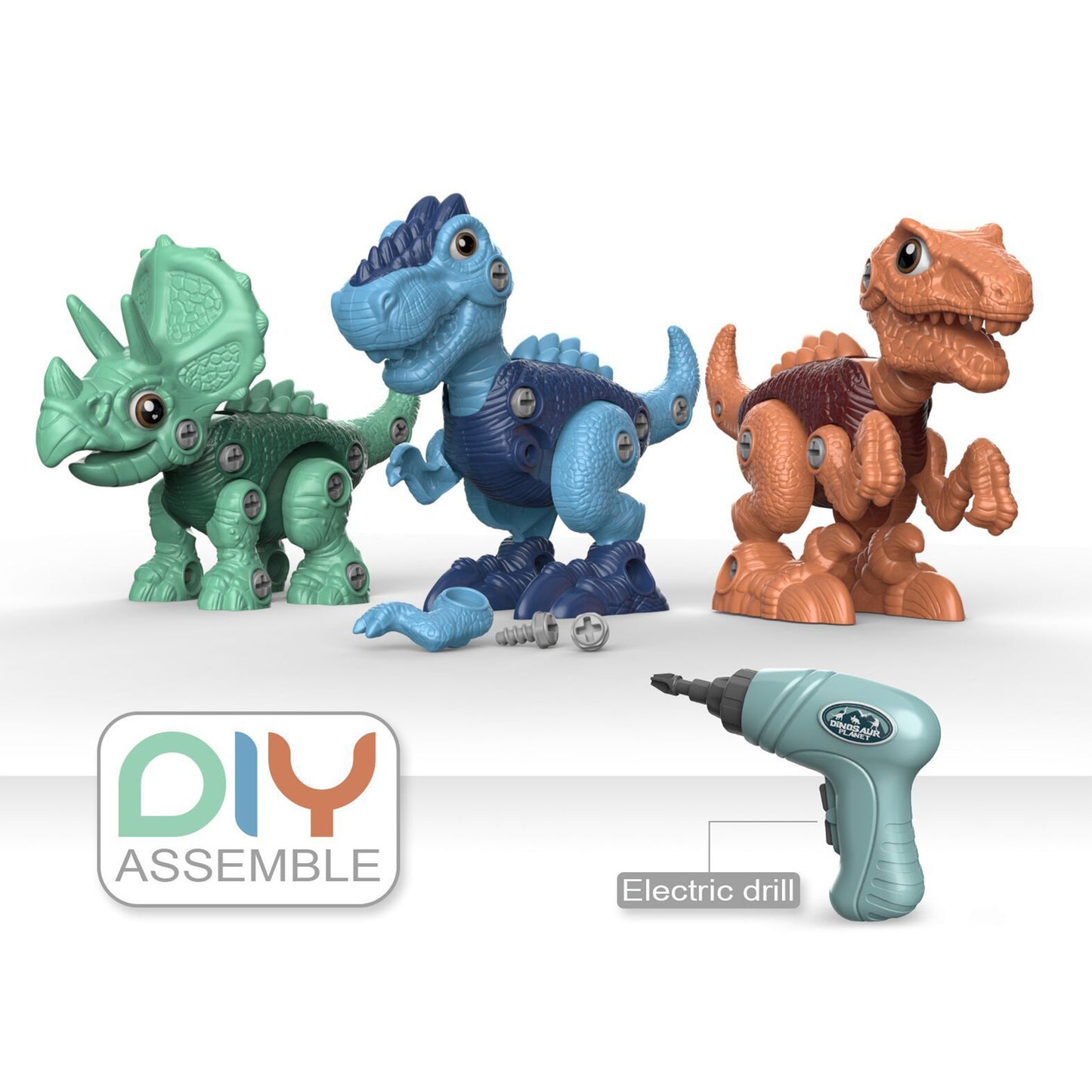 3 In 1 DIY Dinosaur Disassembly Toy - HD Wireless Product #5