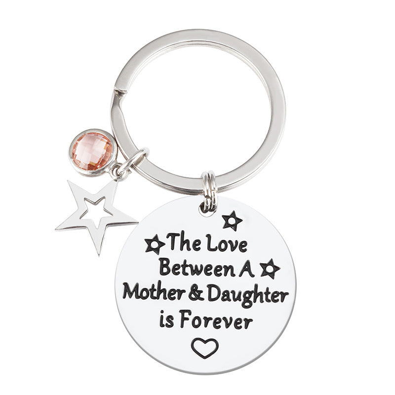 Stainless Steel And Titanium Steel Keychain Fashion Diamond Small Hanging 9721d2dc 3e27 4c87 a891 7eaf473de3cd