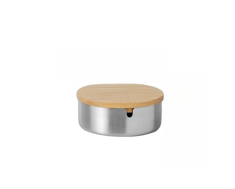 Simple Thickened Practical Stainless Steel Ash Tray 9721e523 4277 460d 9245 38c920582601