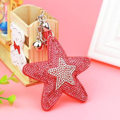 Creative Pentagram Tassel Crystal Key Chain 9723d947 fa8a 4e85 8f17 e4cb31f98b26