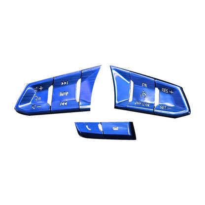 Atz Modified Steering Wheel Transparent Button Aluminum Alloy Decorative Sticker 97283c97 b768 4761 accd b7f5455ff624