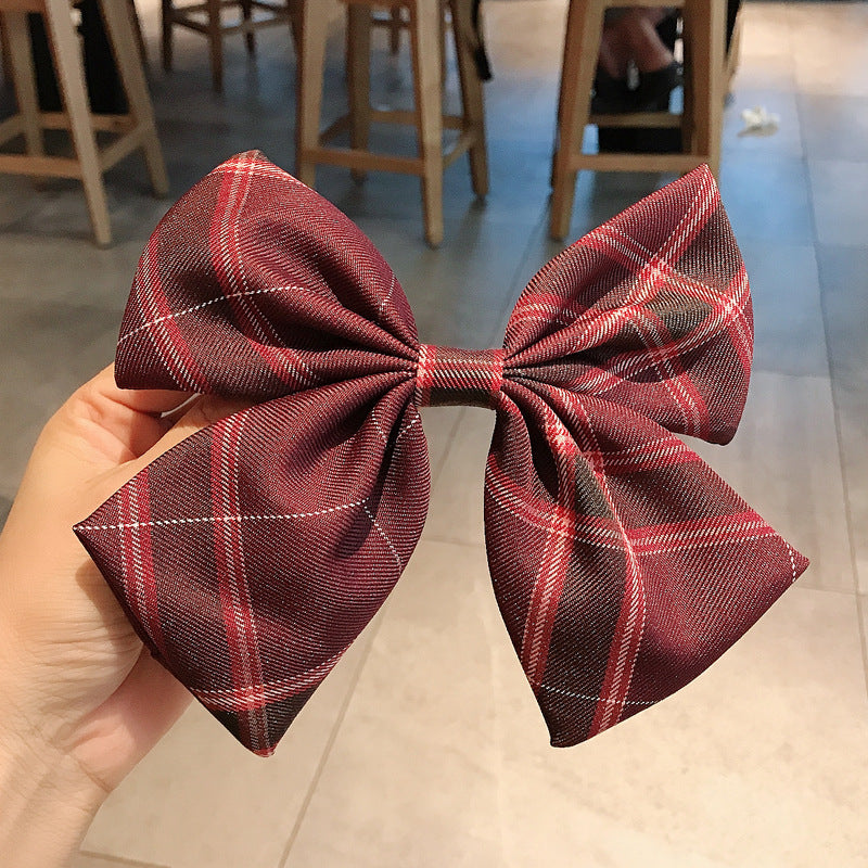 Girl's Plaid Bow Hairpin 97307b78 31fc 4d8c b4ad 359b0bcdc018