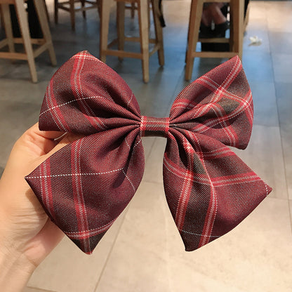 Girl's Plaid Bow Hairpin 97307b78 31fc 4d8c b4ad 359b0bcdc018