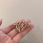 Girl Bow Barrettes Small Hair Grabbing Clip 97412f4f ff47 4765 a7bf fbe93d6f3ada