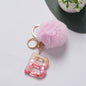 Hair Ball Pendant 26 English Letters Epoxy Keychain 9743ccd3 29c8 4d57 b5dc df6db4f396d9