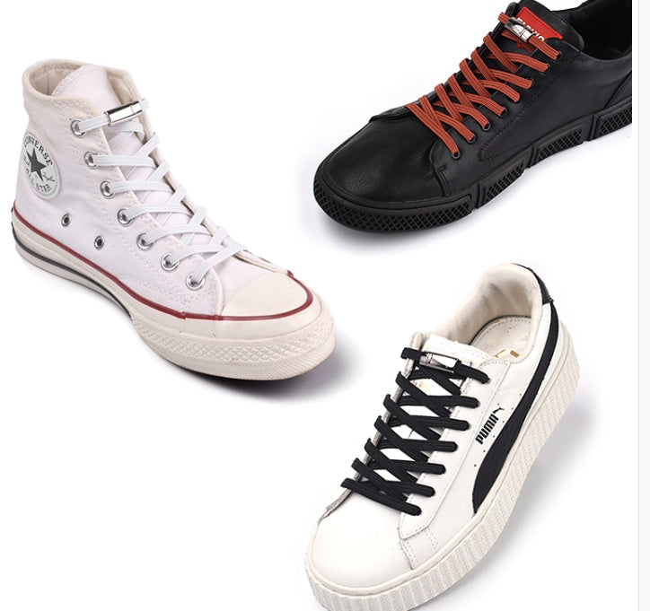 Magnetic magnets, magnetic flat laces, lazy people, free of laces, buckles, men and women, tied loose elastic, color, childre