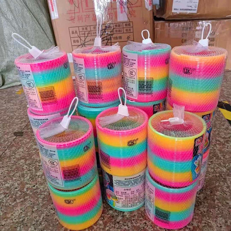 Large Rainbow Circle Toy Educational Spring Magic Cycle 976091b5 623a 4015 96da c3f5c3174e4b