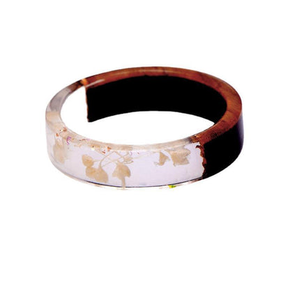 Retro Creative Plant Resin Wood Transparent Ring 977152b4 1e2b 4835 99e0 be6d1db4d954