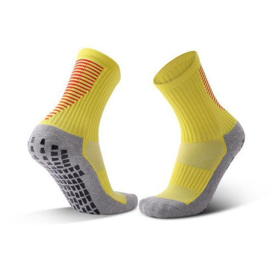 Sports man in striped football socks 977584411196
