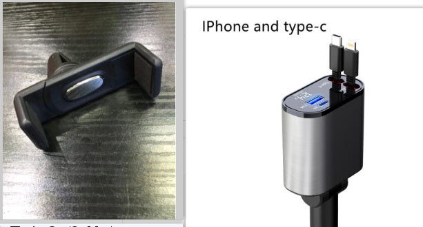 Metal Car Charger 100W Super Fast Charging Car Cigarette Lighter USB And TYPE-C Adapter 977bd7bf fba7 42ef b2e3 9dc182b0698c