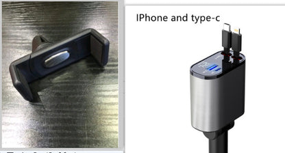 Metal Car Charger 100W Super Fast Charging Car Cigarette Lighter USB And TYPE-C Adapter 977bd7bf fba7 42ef b2e3 9dc182b0698c