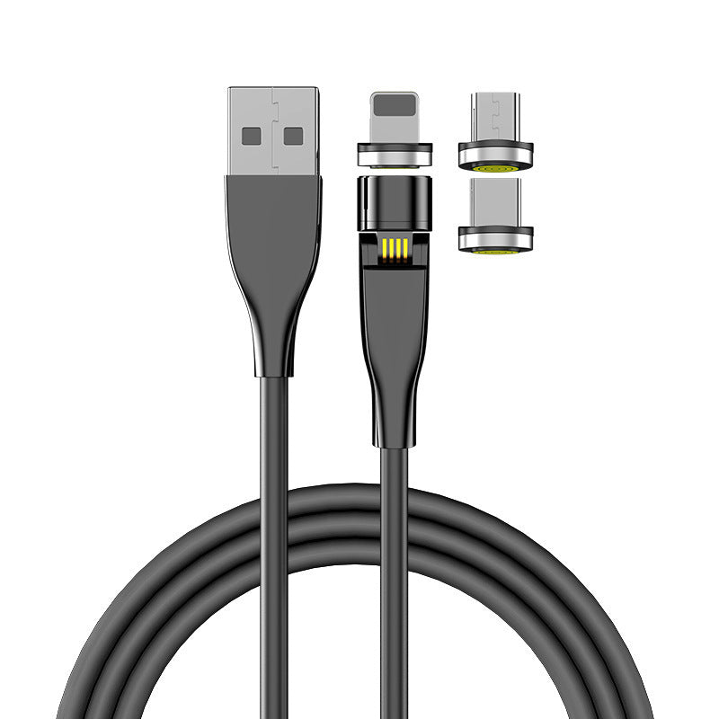 Three In One Data Cable 540 Degree Rotation Spherical Magnetic Charging - 图片 7