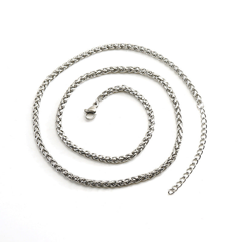 18K Gold Keel Chain Necklace Pendant Finished Chain Hip Hop - HD Wireless Product #5