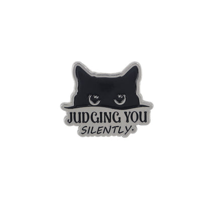 Creative Cartoon Cute Black Cat Alloy Brooch 97a16ce8 5927 4e88 8a21 f22e21910e9a