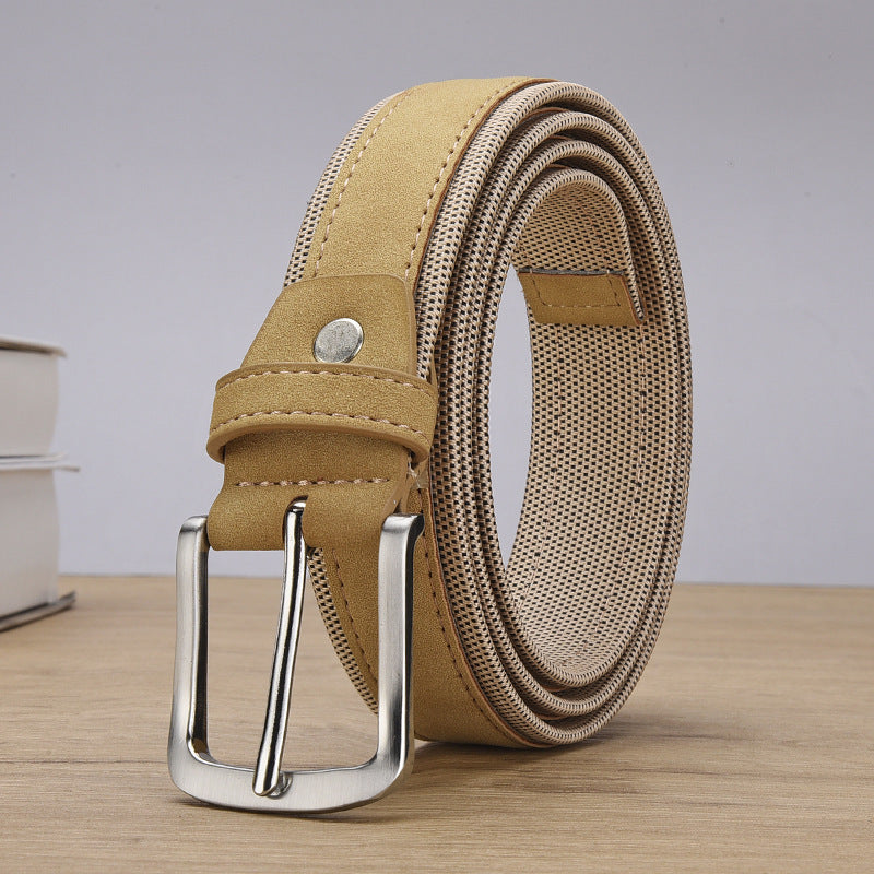Korean Version Creative Style Suede Man's Belt 97a56143 fbab 4e53 a34f 179e789b1dbb