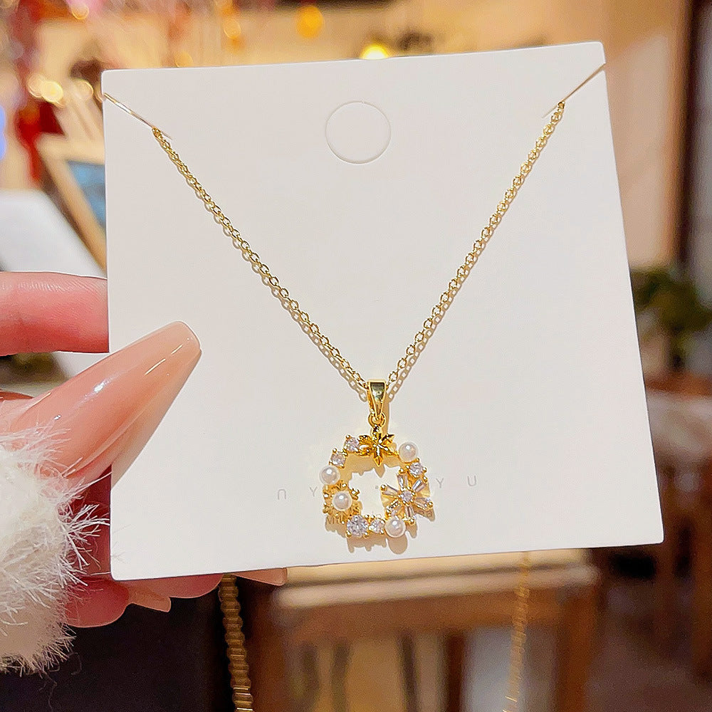 Student Sweet Bear Necklace Girl's High-grade Super Shiny 97d70a99 1a3b 44d5 93e0 ceee93bbe948
