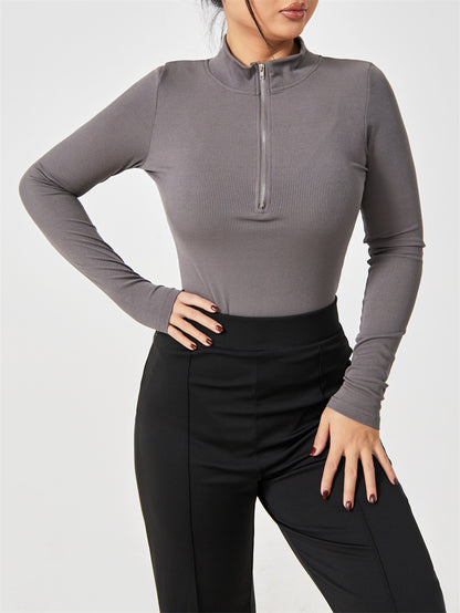 Fashion Long Sleeve Zipper Jumpsuit Seamless Slimming Shapewear For Women Romper 97e612ee ece9 411b 8388 22dbabb6035d