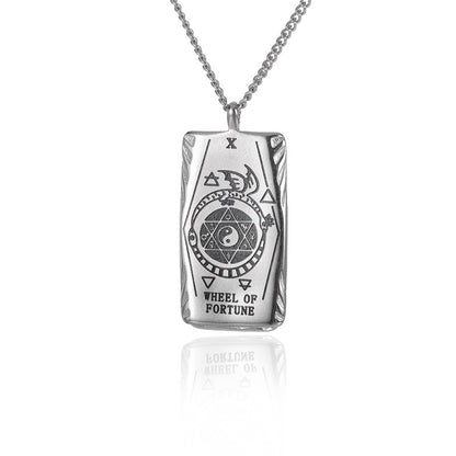 New Personalized Simple Stainless Steel Square Card Necklace 97e9a6db 6f0d 4491 9add ddf92bb1f74c