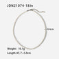 Fashionable And Trendy Men's Pearl Necklace 4mm 97f108c0 ffc6 487b 9cf8 198c1eaad530
