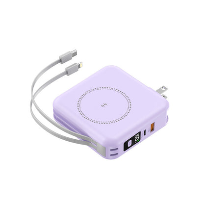 Magnetic Wireless Power Bank Five-in-one - 图片 2