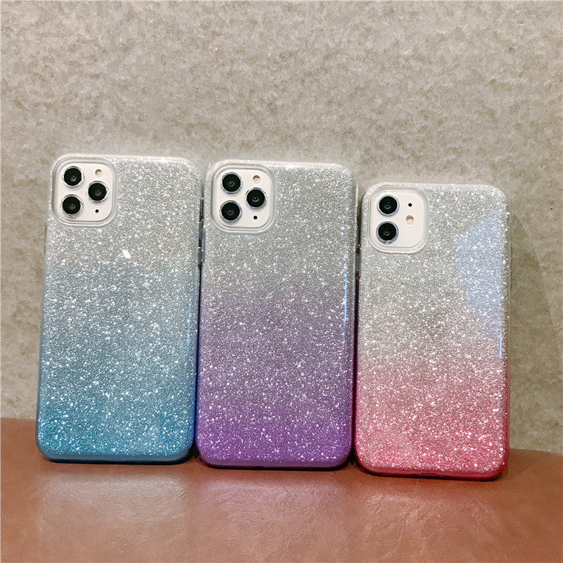 Compatible with Apple, Glitter Bling Silicone Case for iPhone 9818873604062