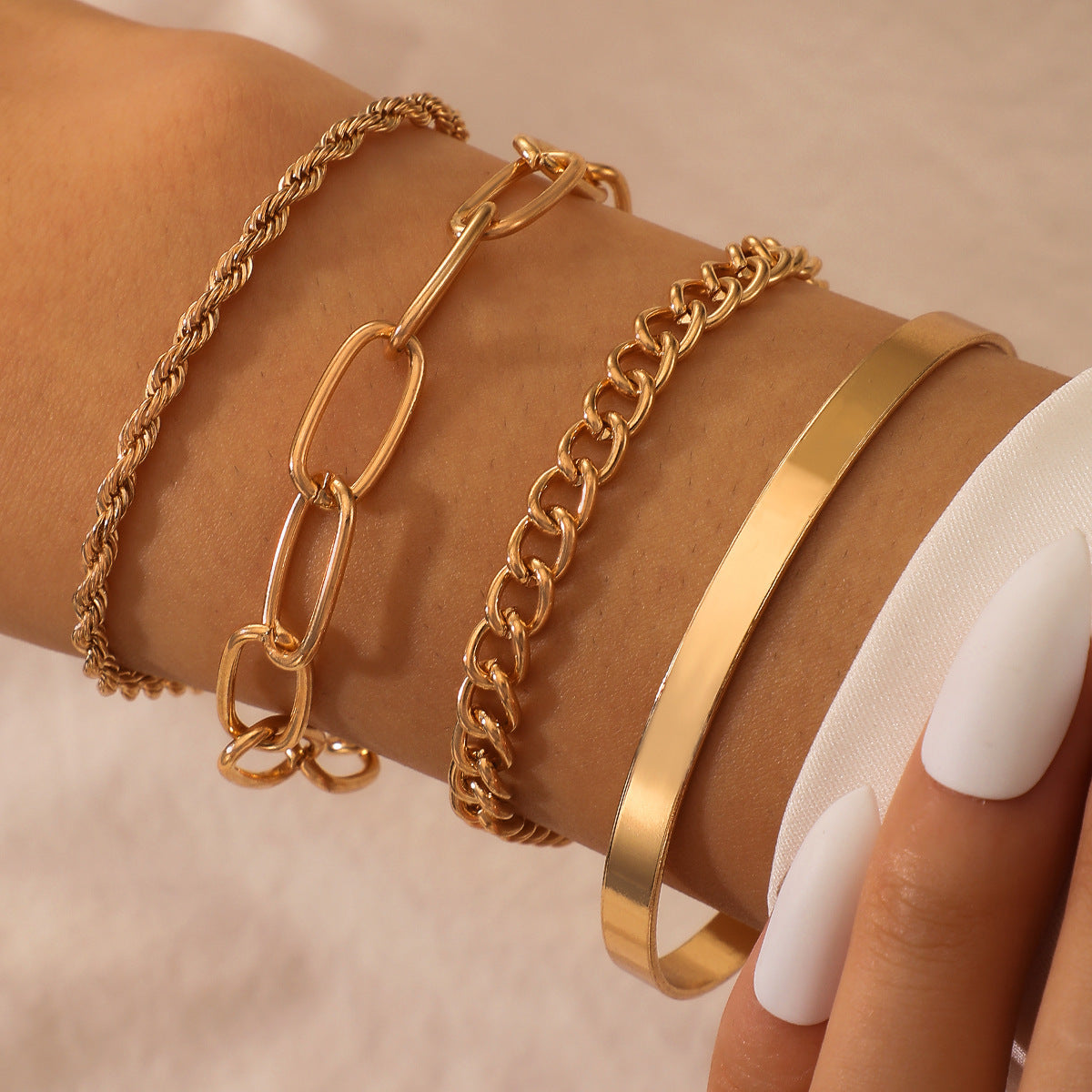 Boho Style Flower Starfish Buckle Circle Bracelet Set 981bd893 84a0 4695 bee7 3f69a398c3f3