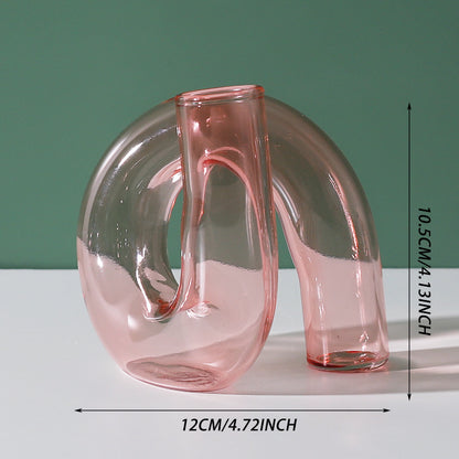Creative Heterosexual Glass Flower Arrangement Hydroponic Bottle Furniture Model Room 98323a7f 270a 4063 a408 37afba439545