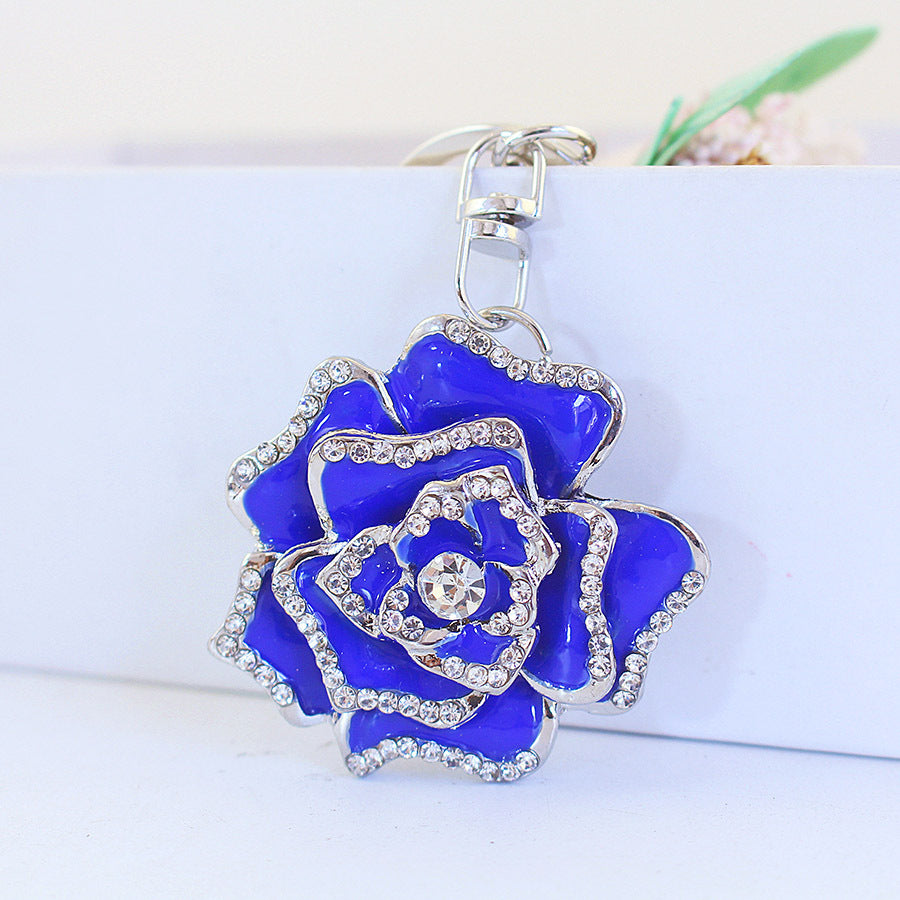 Flower Metal Pendant Key Chain 984a388a da3e 465a a68a ff01d6d2d398